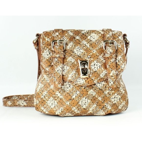 Marc By Marc Jacobs Intergalocktic Static Plaid Sia Crossbody Shoulder Bag  ANB - Picture 1 of 4
